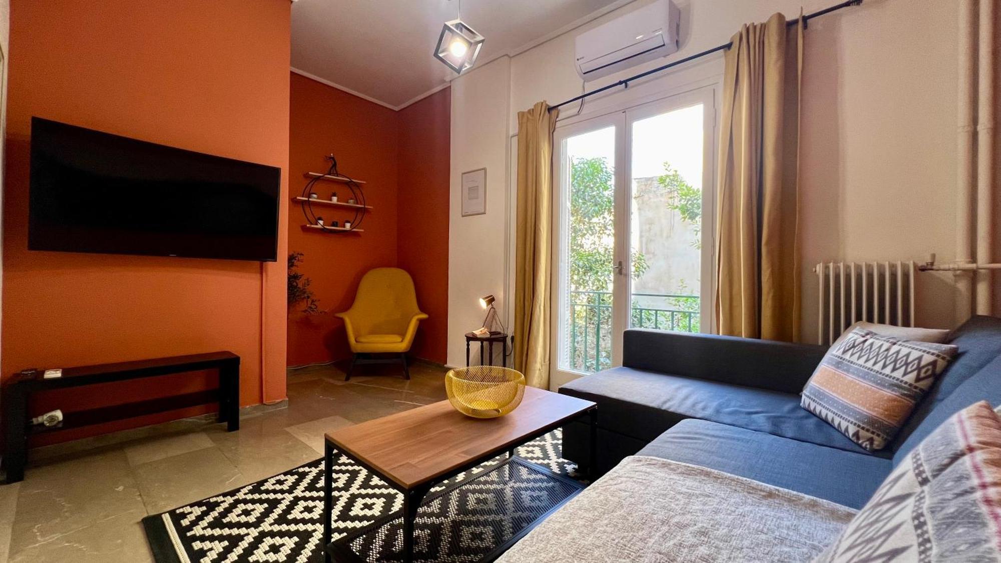 Modern & Cozy 51Sqm Apt In Thisseio Ateny Zewnętrze zdjęcie